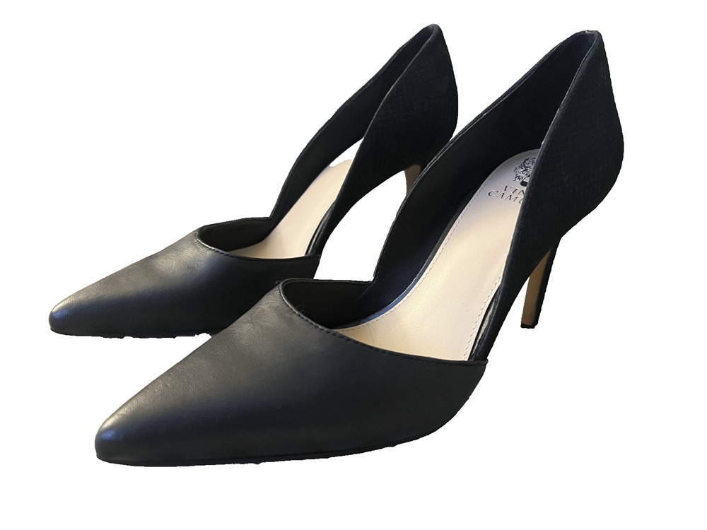 Women's Vince Camuto Size 9M Airmosa Pointed Toe Pump Heels Suede Classic Chic